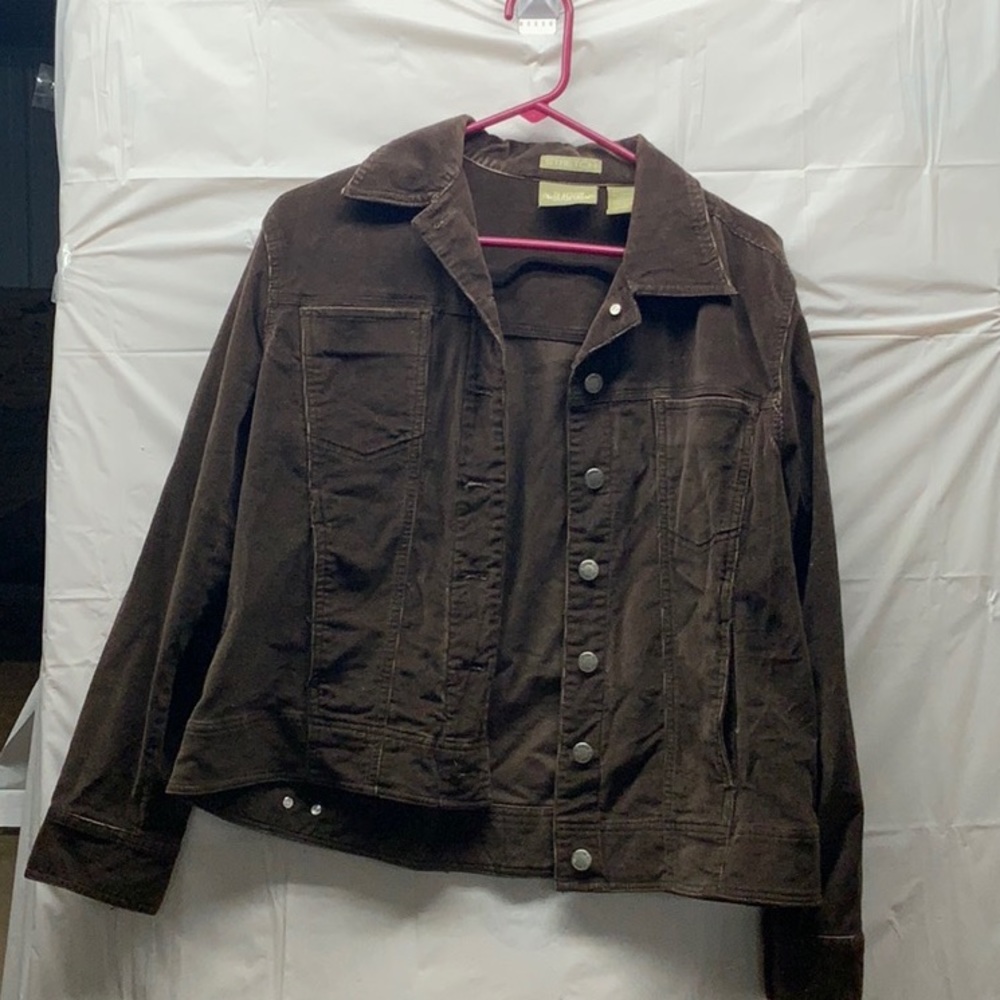 brown corduroy jacket
